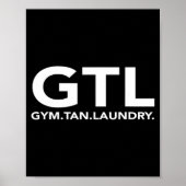 Funny Gtl Gift - Funny Gym Tan Laundry New Jersey  ポスター (正面)