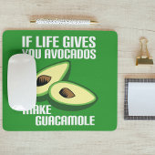 Funny Guacamole Avocado Joke マウスパッド