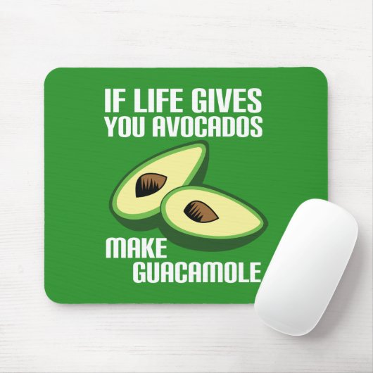 Funny Guacamole Avocado Joke マウスパッド (マウス)