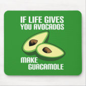 Funny Guacamole Avocado Joke マウスパッド (正面)