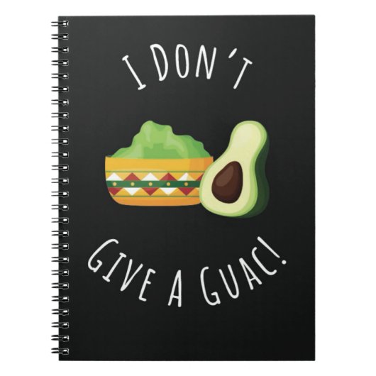 Funny Guacamole Themed Gifts Mexican Food Avocado ノートブック (正面)