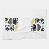 Funny Guacamole When I Dip キッチンタオル (横)