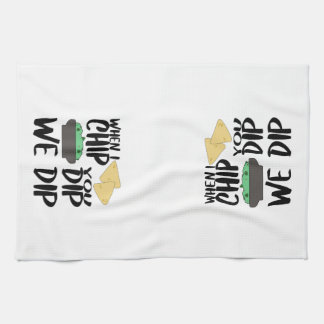 Funny Guacamole When I Dip キッチンタオル