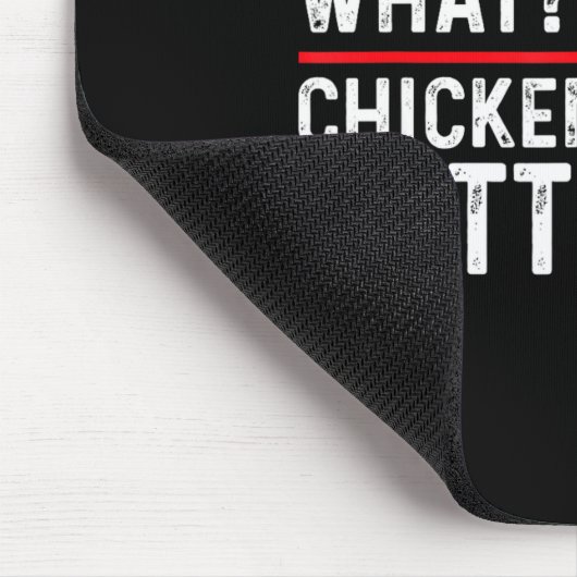 Funny Guess What_ Chicken Butt! Graphic Design  マウスパッド (コーナー)