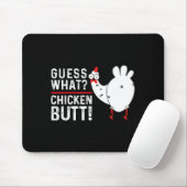 Funny Guess What_ Chicken Butt! Graphic Design  マウスパッド (マウス)