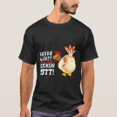 Funny Guess What_ Chicken Butt! Graphic Design Tシャツ (正面)