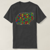 Funny Guinea pig Animals Puzzle Pieces Autism Awar Tシャツ (デザイン正面)