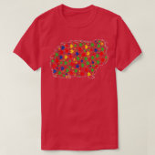 Funny Guinea Pig Animals Puzzle Pieces Autism Awar Tシャツ (デザイン正面)