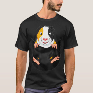 Funny Guinea Pig in Your Pocket  (2) Tシャツ