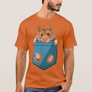 Funny Guinea Pig in Your Pocket  Tシャツ