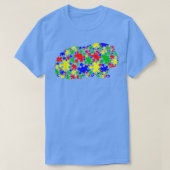 Funny Guinea Pig Puzzle Animals Lover Autism Aware Tシャツ (デザイン正面)