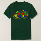 Funny Guinea Pig Puzzle Animals Lover Autism Aware Tシャツ (デザイン正面)