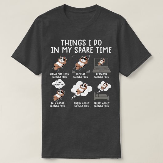 Funny Guinea Pig Shirt Srcastic Humor Guinea Pig P Tシャツ (デザイン正面)