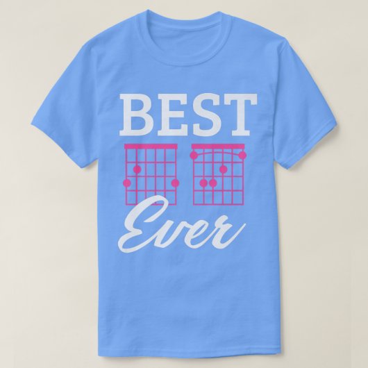 Funny Guitar Best Gf Ever Vintage Music369 Tシャツ (デザイン正面)