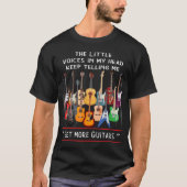 Funny Guitar Lover Quote Design Tシャツ (正面)