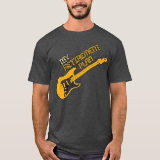 Funny Guitar My Retirement Plan Vintage Music770 Tシャツ