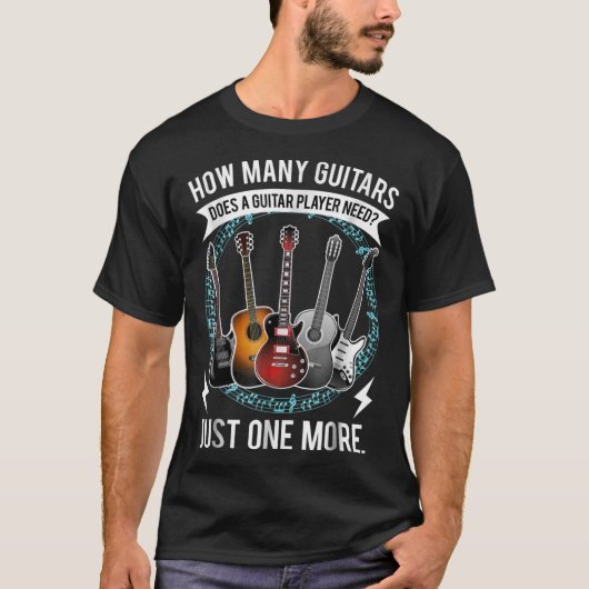 Funny Guitar Player Quote Design Tシャツ (正面)