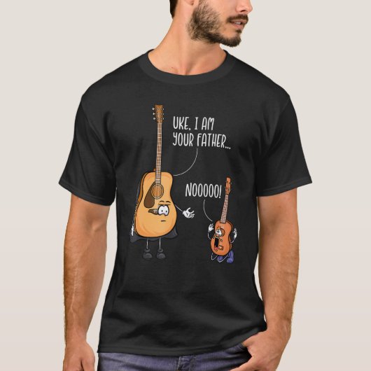Funny Guitar Tshirt, Ukelele Shirt, Uke I Am Your  Tシャツ (正面)
