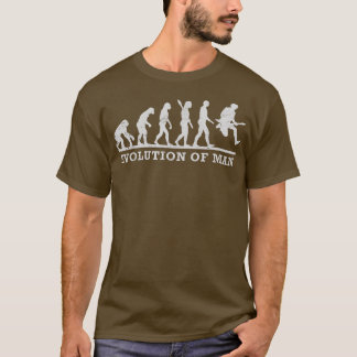 Funny Guitarist Guitar Evolution Man 864 Tシャツ