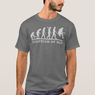 Funny Guitarist Guitar Evolution Man 865 Tシャツ