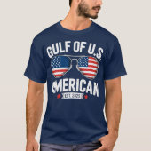 Funny Gulf Of USA Red White And Blue Sunglasses (2 Tシャツ (正面)