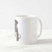 Funny Gym Bulldog Coffee Mug コーヒーマグカップ (正面右)