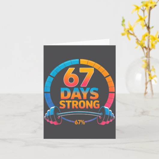 Funny Gym Meme 67  カード (黄色い花)