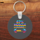 Funny Gym Meme 67  キーホルダー (正面)