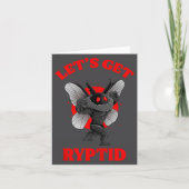 Funny Gym Mothman Shirt Cryptid Let's Get Ryptid G カード (正面)