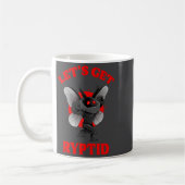 Funny Gym Mothman Shirt Cryptid Let's Get Ryptid G コーヒーマグカップ (左)