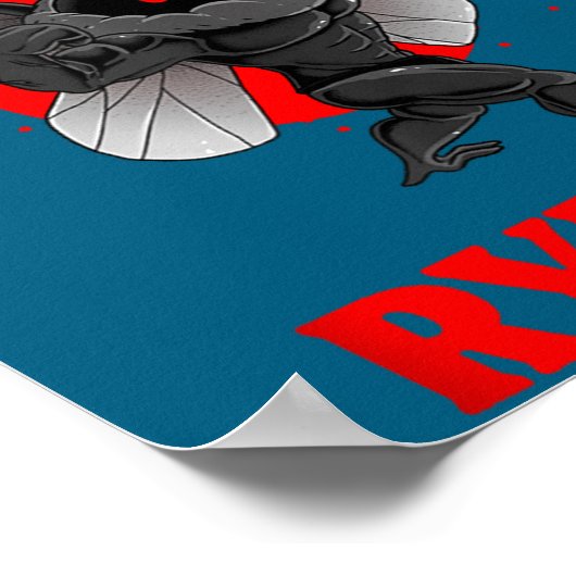 Funny Gym Mothman Shirt Cryptid Let's Get Ryptid G ポスター (角)