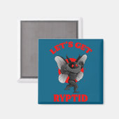 Funny Gym Mothman Shirt Cryptid Let's Get Ryptid G マグネット (正面/裏面)