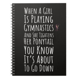 Funny Gymnastics Gift Ideas Women Girls Teens  ノートブック