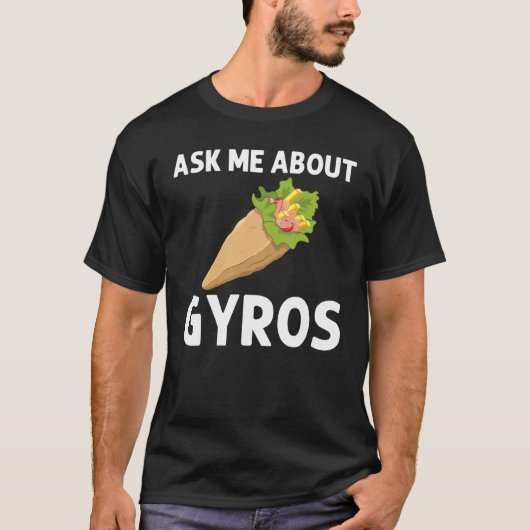Funny Gyros For Men Women Gyro Meat Pita Doner Keb Tシャツ (正面)
