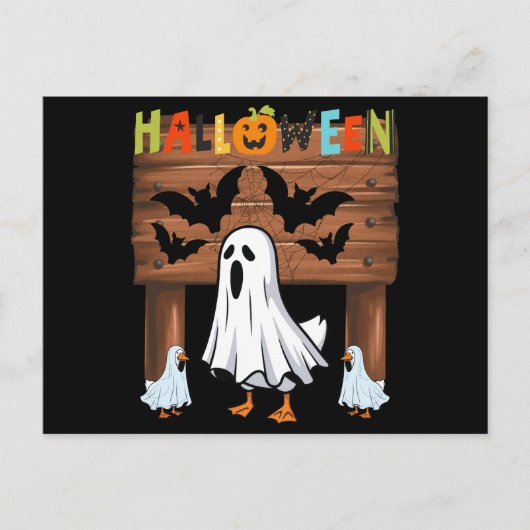 funny halloween ポストカード (正面)