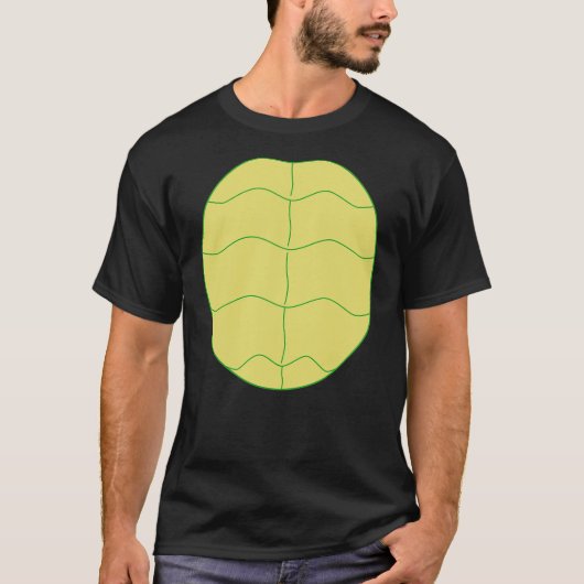 Funny Halloween Animal Belly Turtle Shell Costume  Tシャツ (正面)