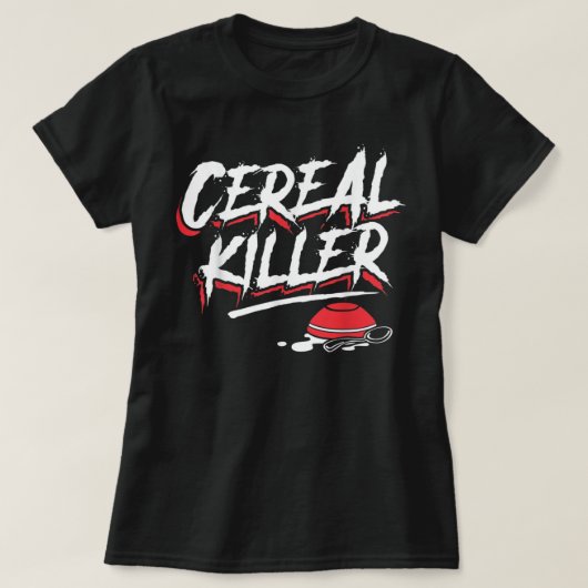 Funny Halloween Costume - Cereal Killer Tシャツ (デザイン正面)
