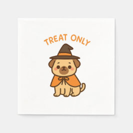 Funny Halloween Dog Lover Paper Napkins スタンダードカクテルナプキン