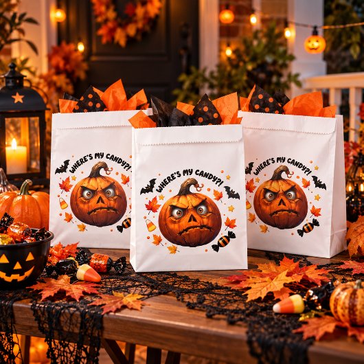 Funny Halloween Favor Bag フェイバーバッグ