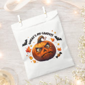Funny Halloween Favor Bag フェイバーバッグ (クリップ留めされた状態)