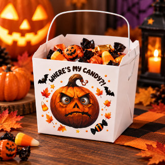 Funny Halloween Favor Box フェイバーボックス