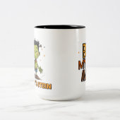 Funny Halloween Franky’s Stein Monster Coffee Mug ツートーンマグカップ (中央)