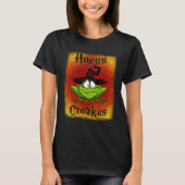 Funny Halloween Frog Hocus Croakus Shirt, Tシャツ (正面)