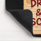 Funny Halloween Guest Check Eat Drink And Be Scary マウスパッド (コーナー)