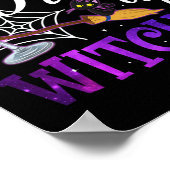 Funny Halloween Hat Drink Up Witches Funny Drink U ポスター (角)