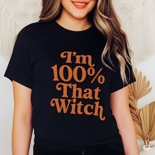 Funny Halloween Im That Witch トライブレンドＴシャツ