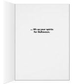 Funny Halloween Lift Up Your Spirits Skeleton  (内側 (右))