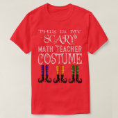 Funny Halloween Math Teacher Costume T 2600 Tシャツ (デザイン正面)
