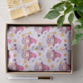 Funny Halloween Pattern with Pumpkins and witch  薄葉紙 (ギフト)