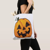 Funny Halloween Pumpkin トートバッグ (クローズアップ)